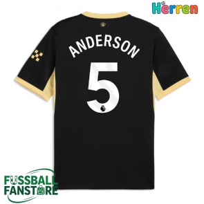 Manchester City Elliot Anderson #5 Replik Auswärtstrikot 2026-27 Kurzarm